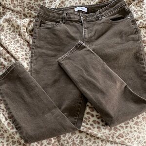 Blue Spice premium Brown Jeans NWOT size 11